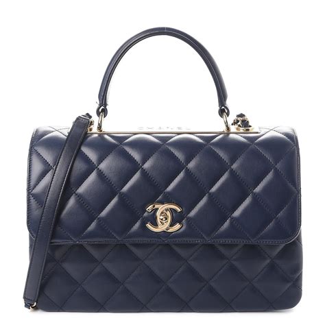 chanel satchel blue|where to buy Chanel bag.